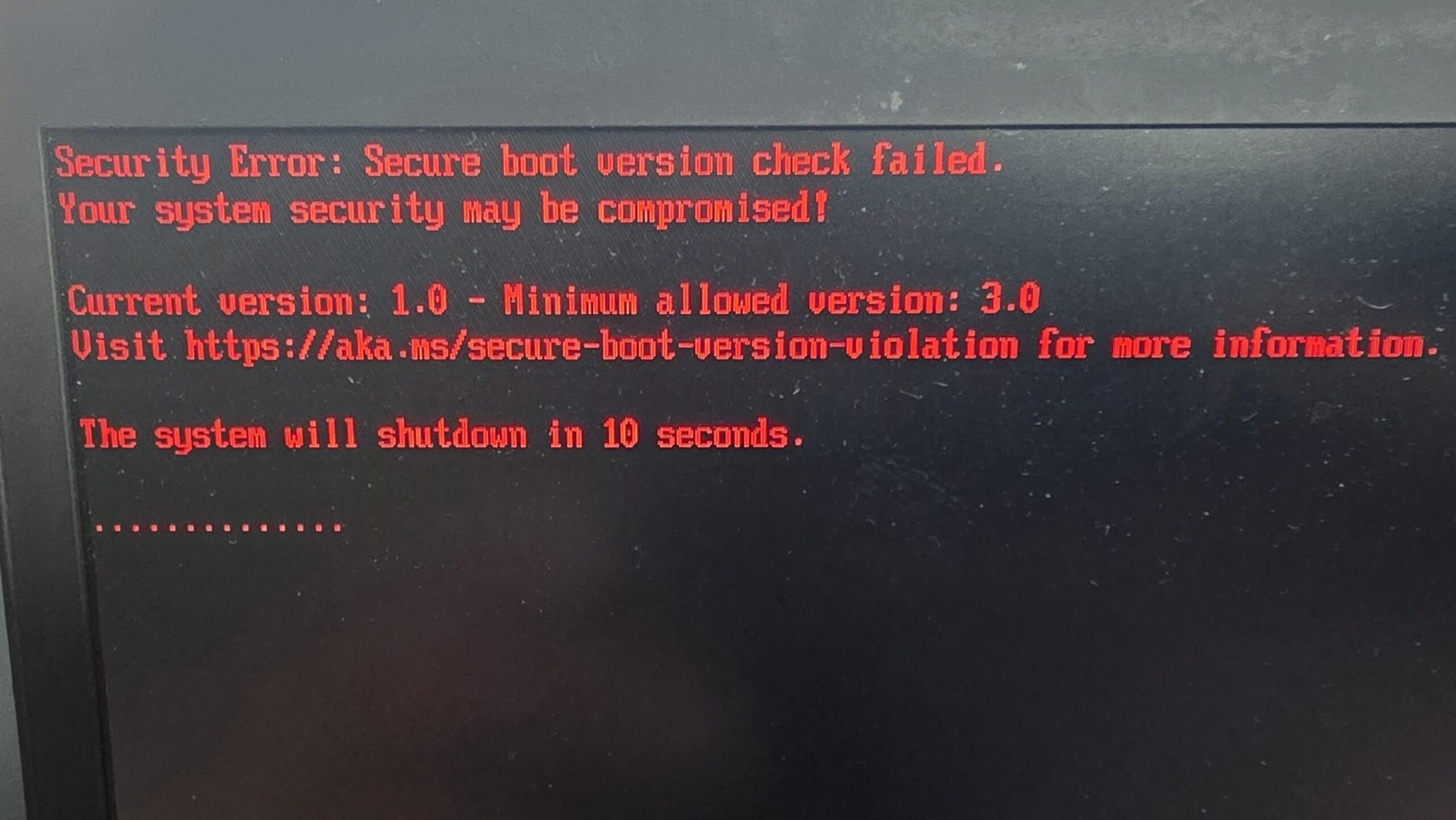 Secure Boot SCCM PXE
