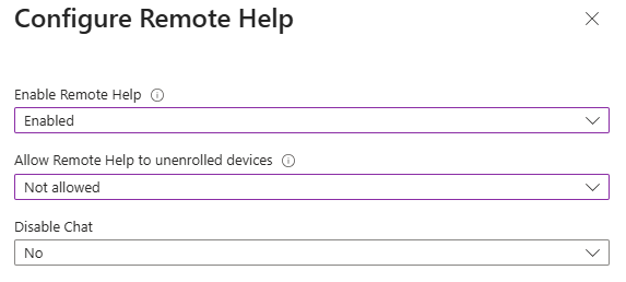 Intune Remote Help