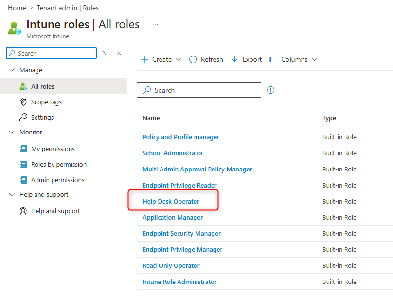 Intune Remote Help