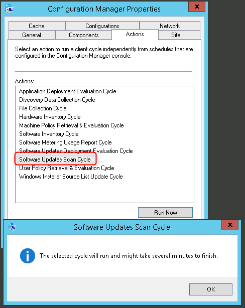 SCCM error code 0x80244007