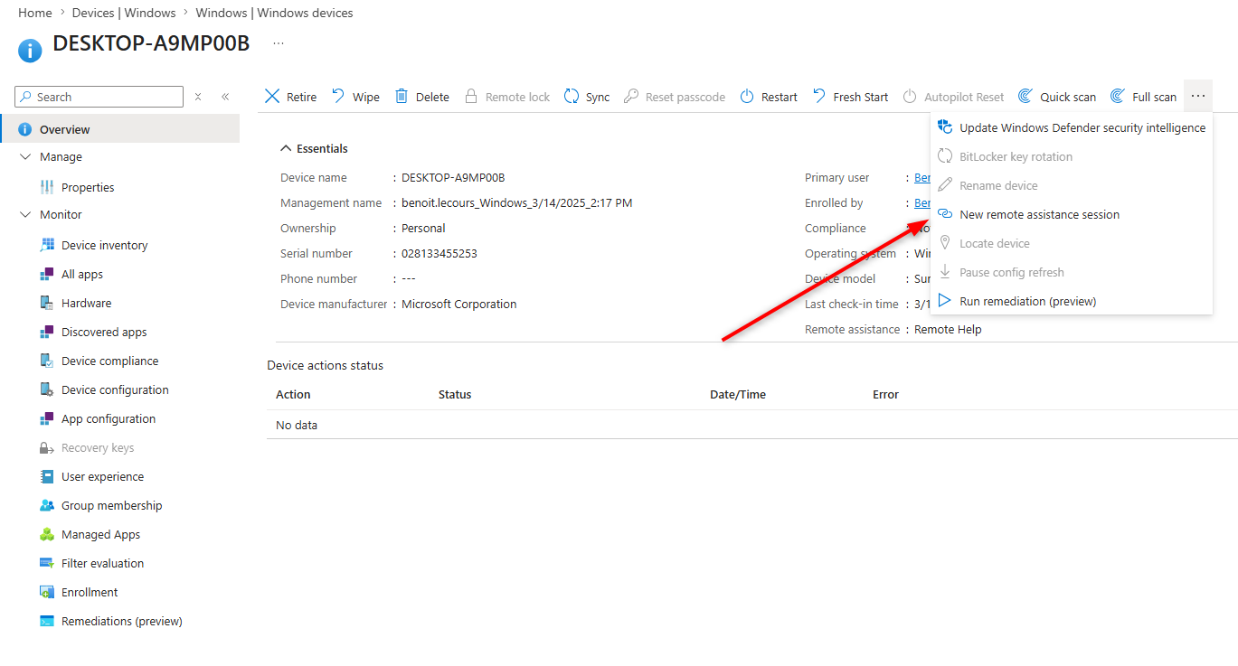 Intune Remote Help