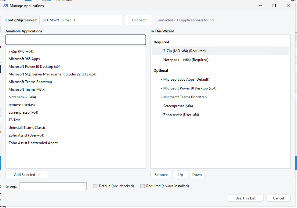 TSDude Task Sequence UI