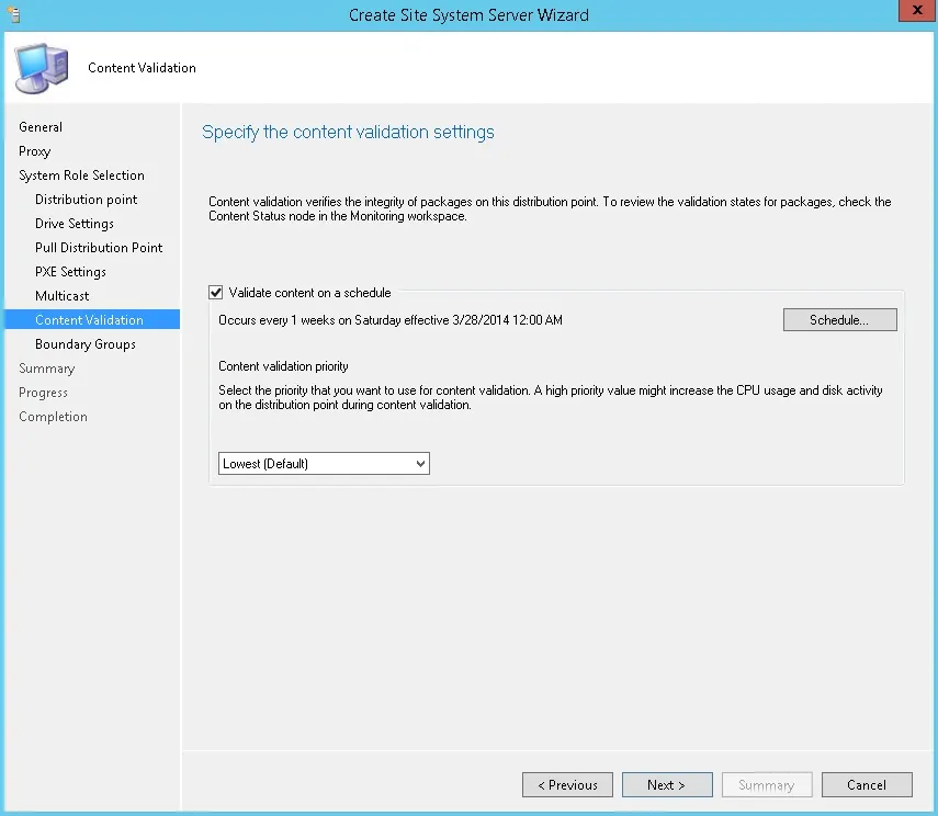 SCCM 2012 Distribution Point Installation