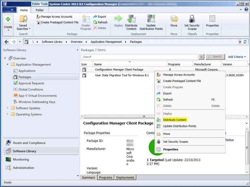 SCCM 2012 Distribution Point Installation