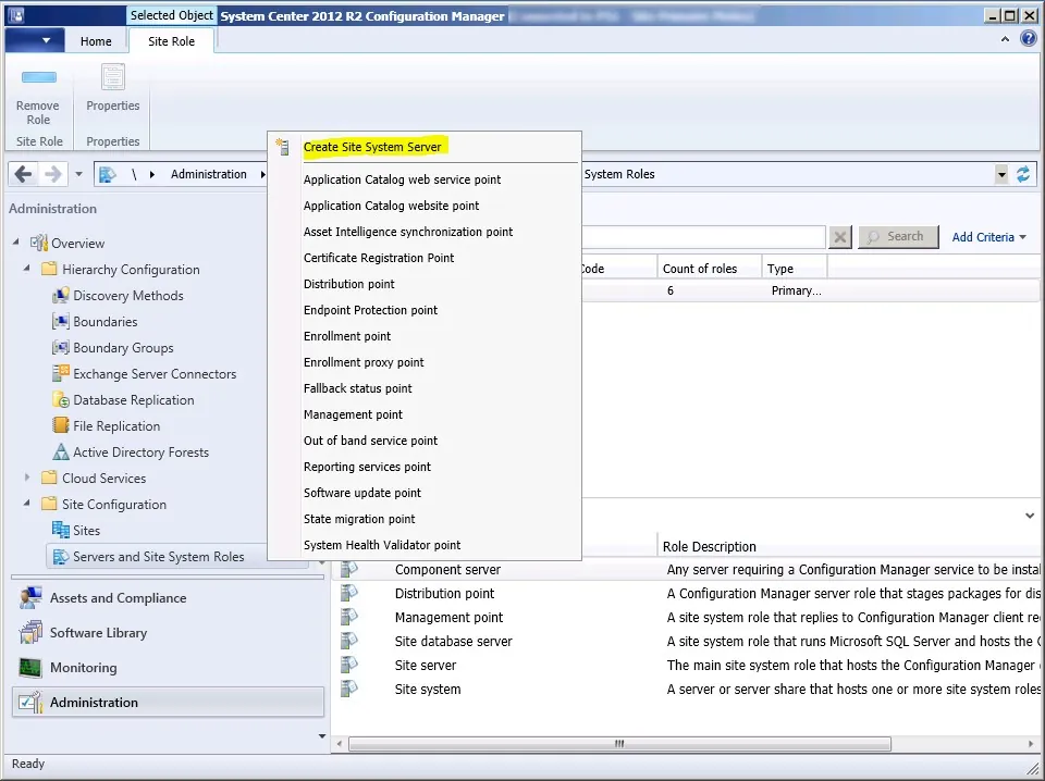 SCCM 2012 Distribution Point Installation