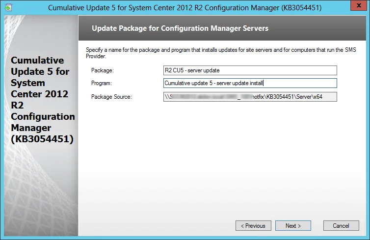 SCCM 2012 R2 CU5 Installation guide
