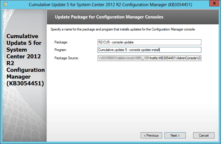SCCM 2012 R2 CU5 Installation guide