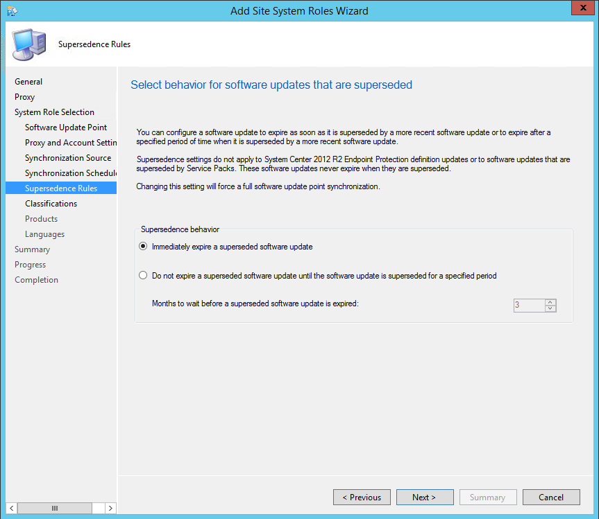 sccm 2012 software update point