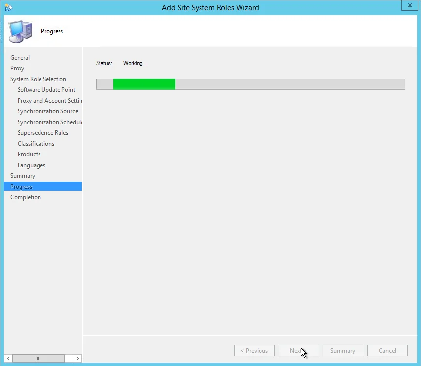 sccm 2012 software update point