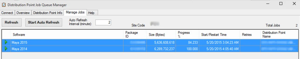 SCCM distribution point monitoring