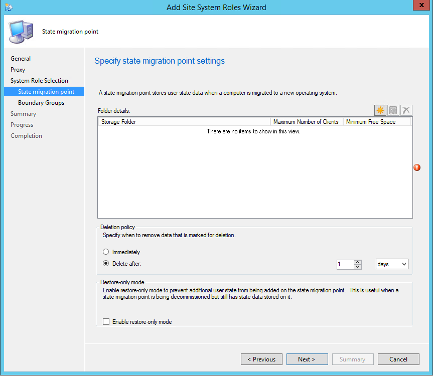 sccm 2012 state migration point