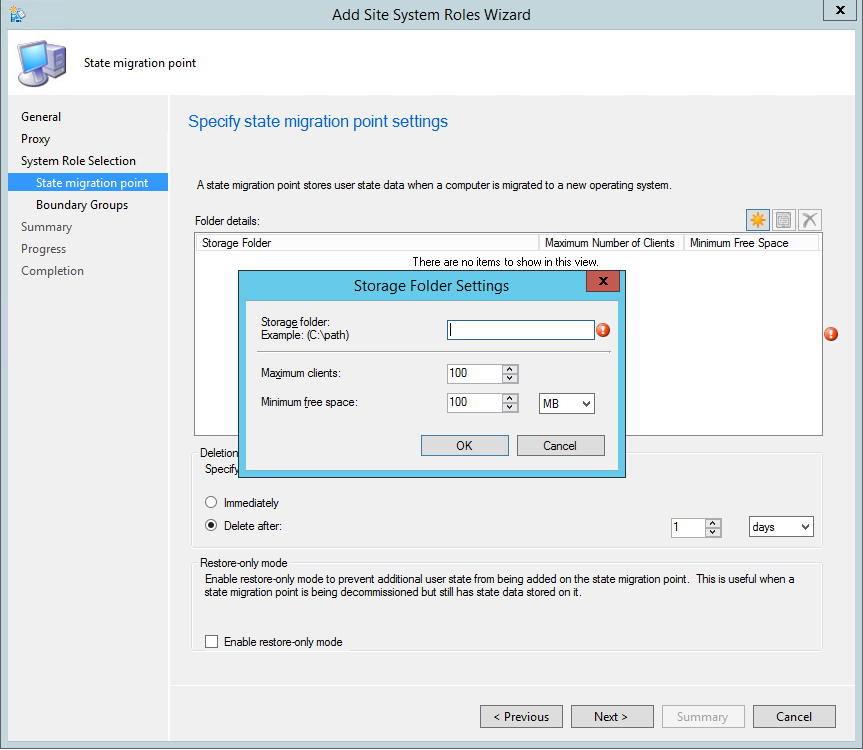 sccm 2012 state migration point