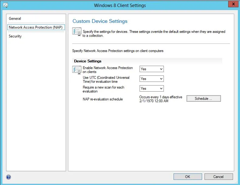 sccm 2012 System Health Validator Point