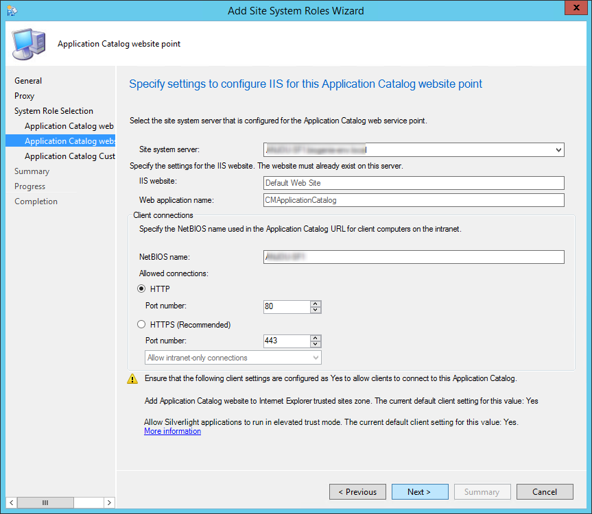 sccm 2012 application catalog