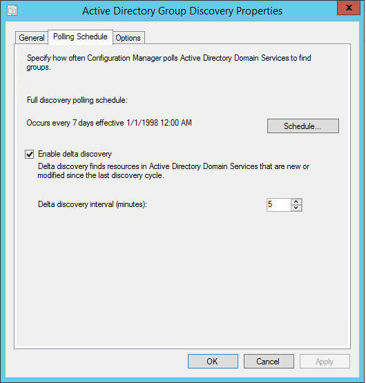 SCCM Discovery Methods