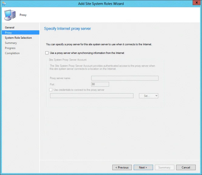 SCCM Service Connection Point