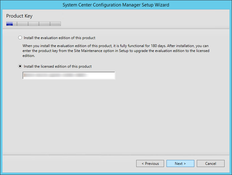 SCCM 1511 installation