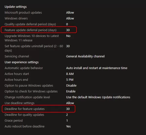 Intune Windows 11 Upgrade