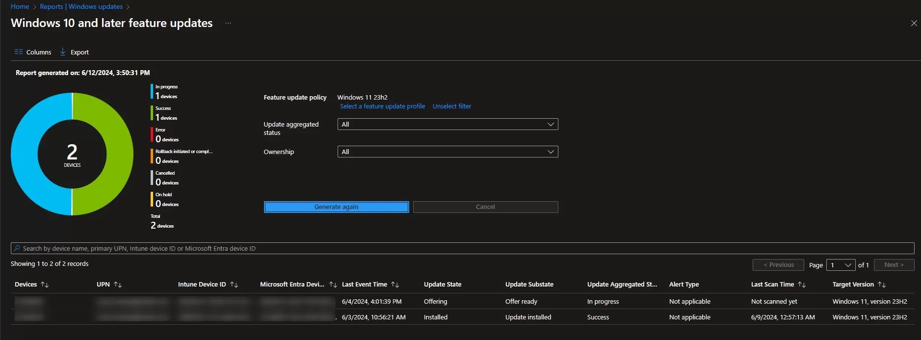 Intune Windows 11 24H2 Upgrade