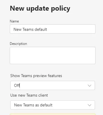 New Microsoft Teams SCCM Intune