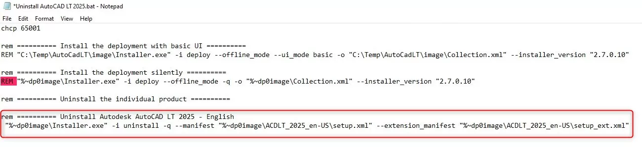 Intune Autocad package