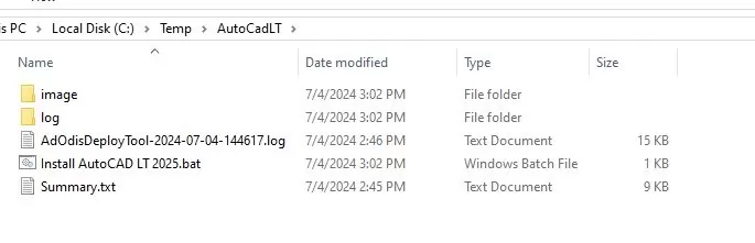 Intune Autocad package
