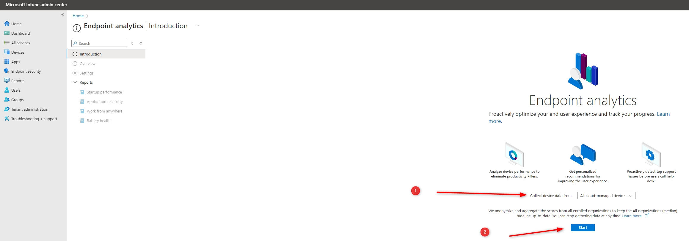 Intune device query