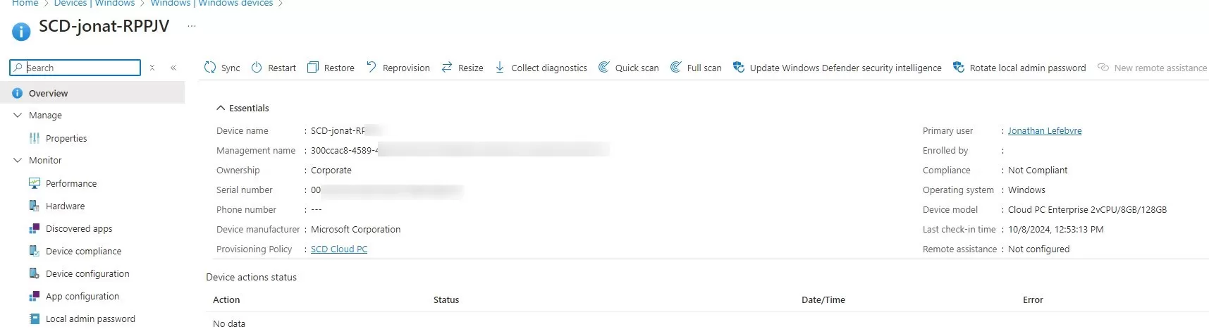 Intune Windows 365 Cloud PC