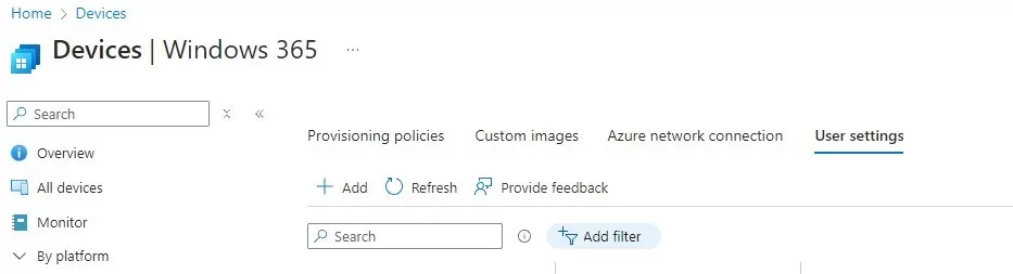 Intune Windows 365 Cloud PC