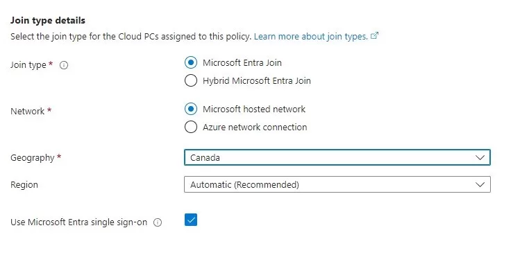 Intune Windows 365 Cloud PC
