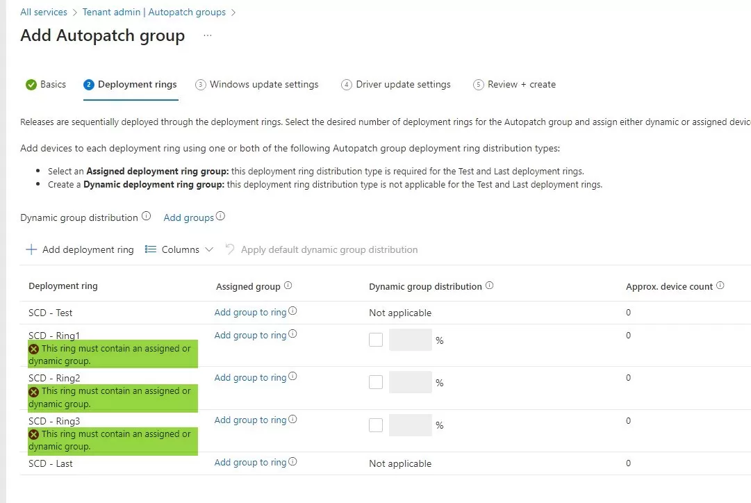 Intune Windows Autopatch