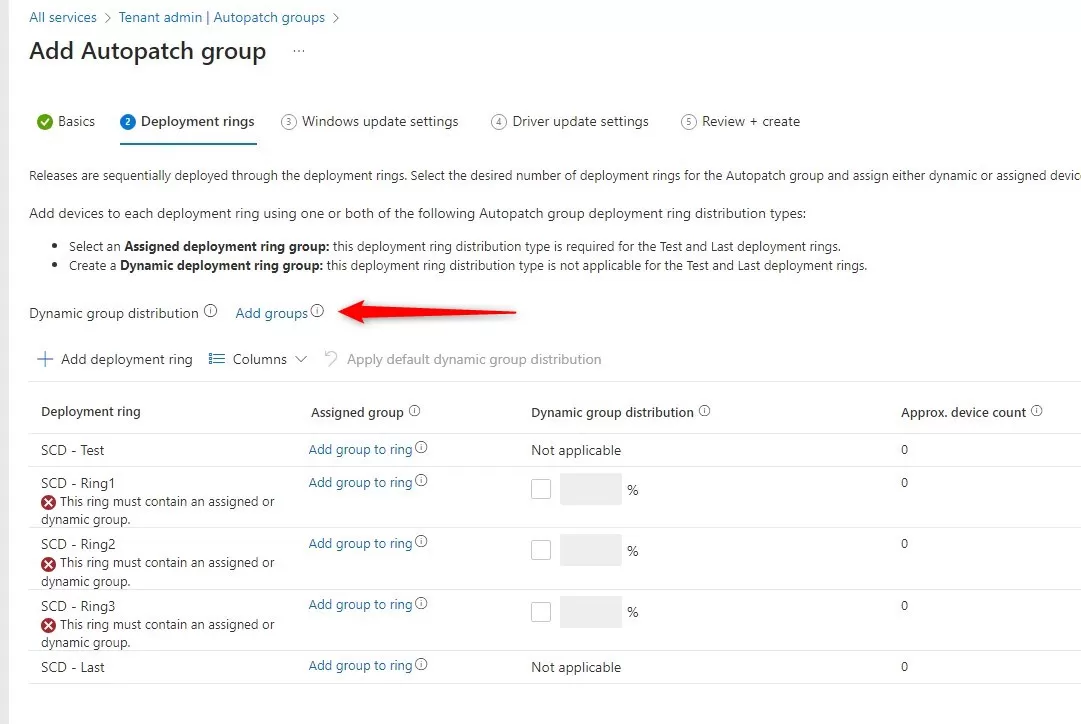 Intune Windows Autopatch