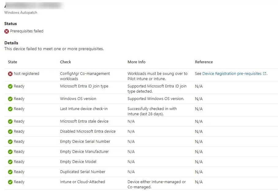 Intune Windows Autopatch