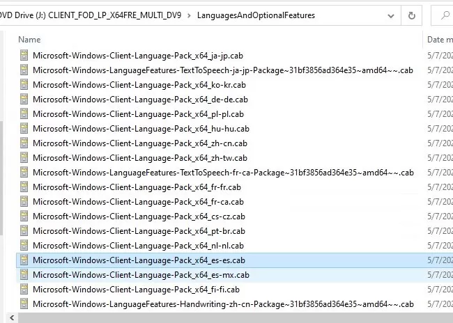 SCCM Windows 11 Language pack
