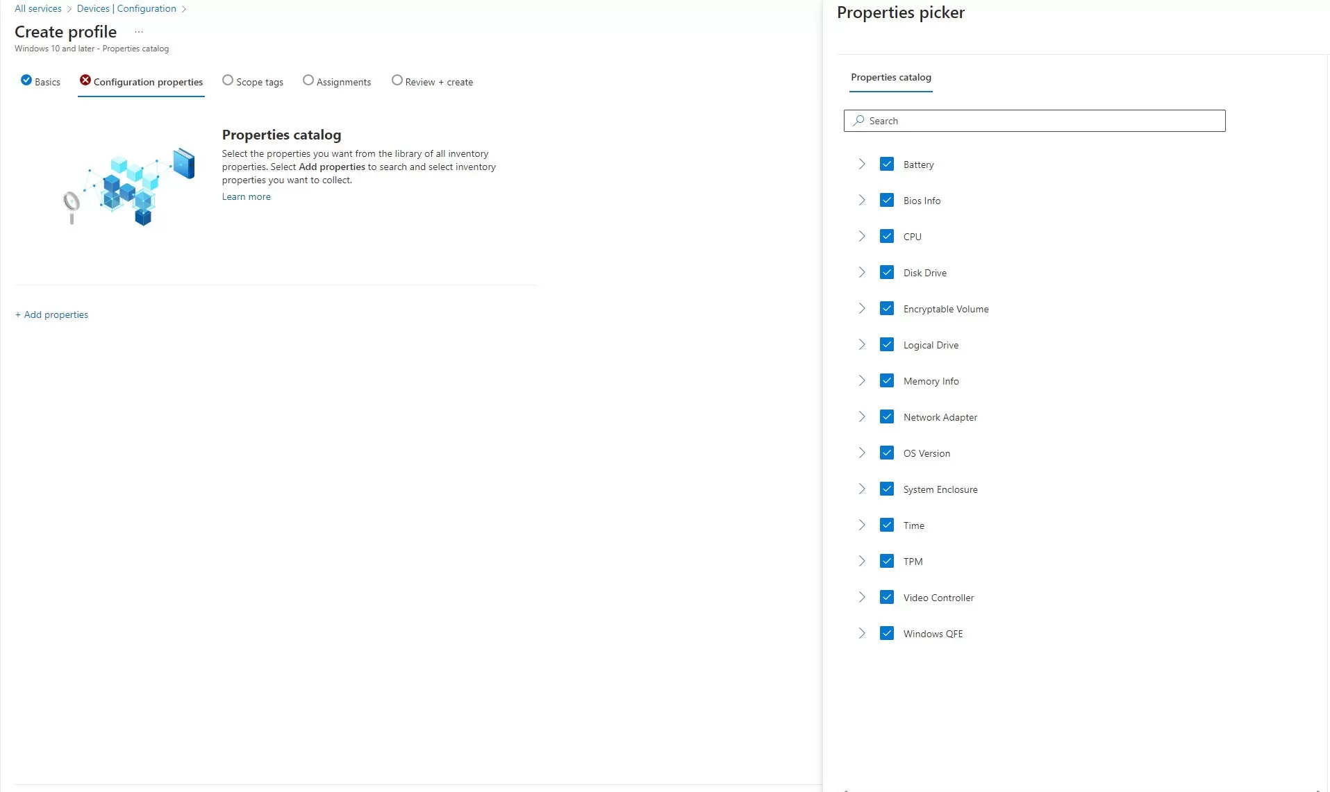 How to enable intune enhanced hardware inventory