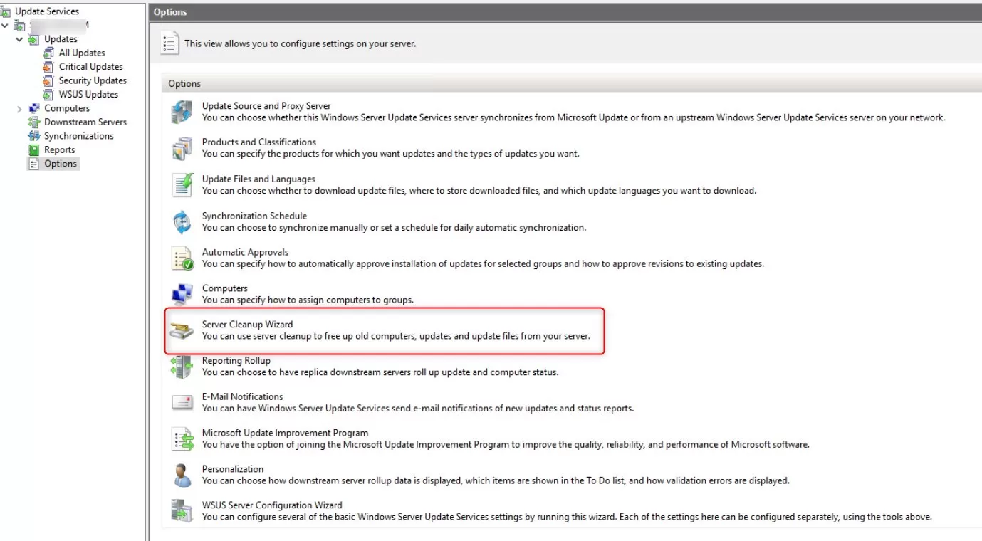 SCCM Clean WSusContent