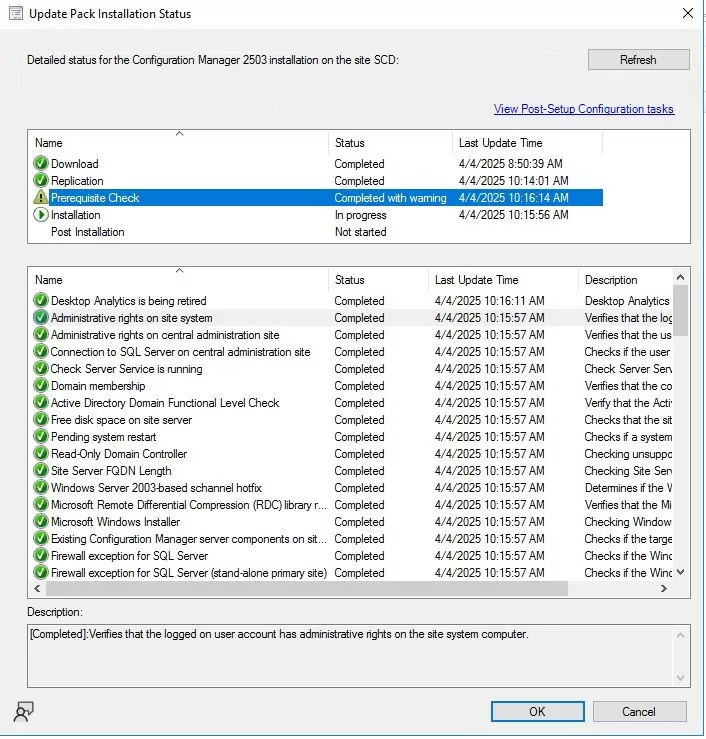 sccm 2503 upgrade