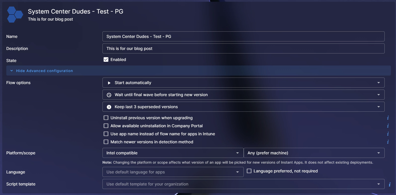 Robopack Application guide