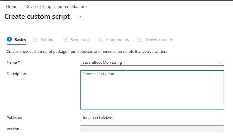 Intune Secure Boot Certificate
